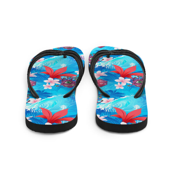 Beholder Hawaiian Print Flip-Flops - Image 4