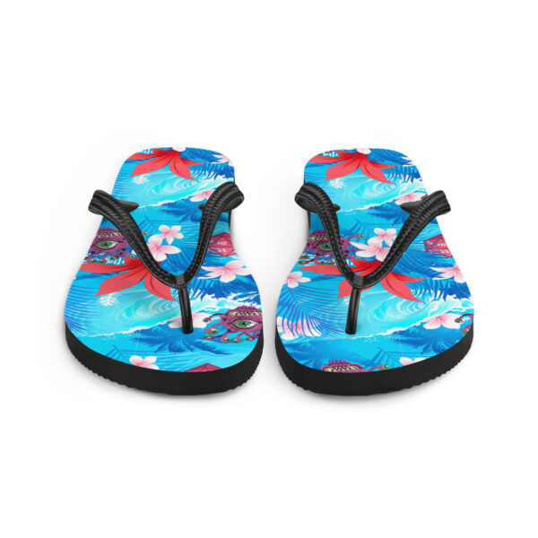 Beholder Hawaiian Print Flip-Flops - Image 5