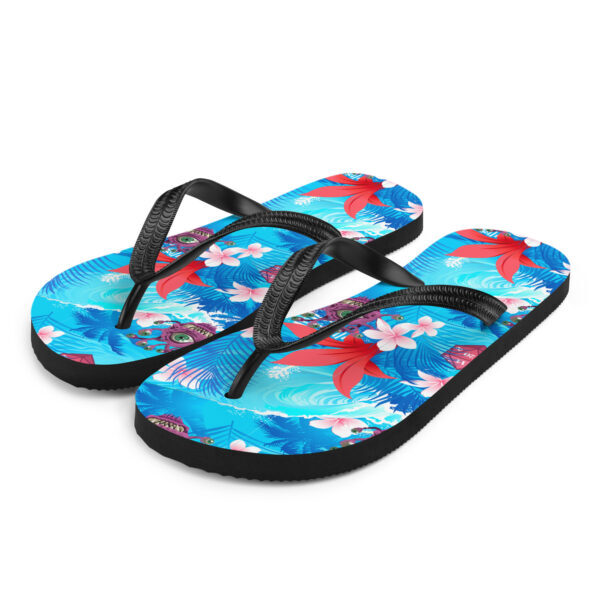 Beholder Hawaiian Print Flip-Flops - Image 2