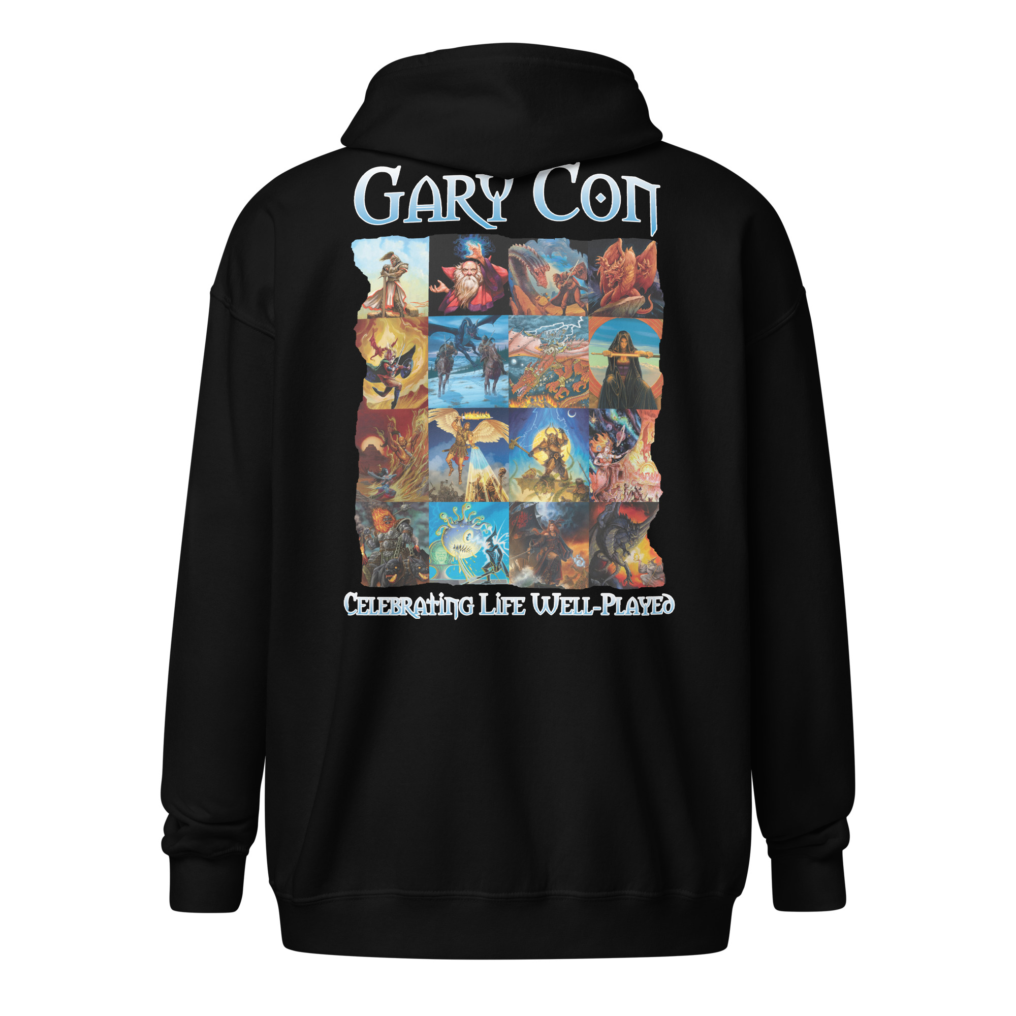 Gary Con II-XVII Multi Art Unisex Zip Hoodie