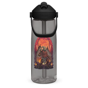 Gary Con Orcus Flip straw water bottle